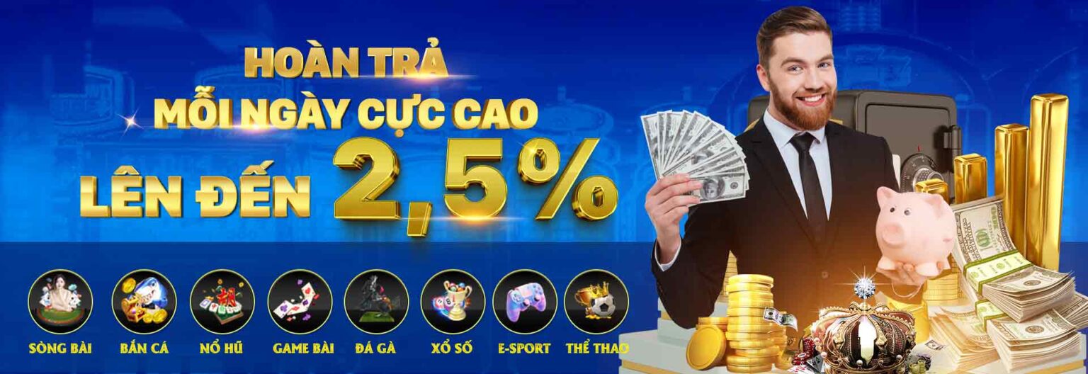 hoàn trả mỗi ngày cực cao